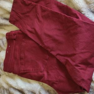 LuLaRoe jeans 34 maroon